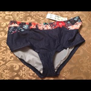 Elomi Roxy panties size L blue denim